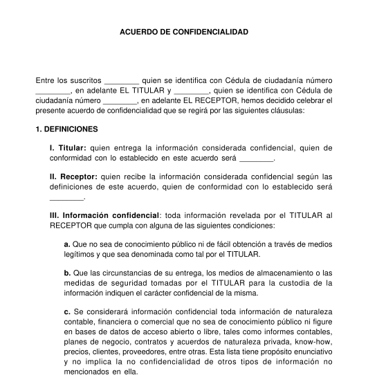 Formato Acta De Confidencialidad Formato Acta De Confidencialidad ...