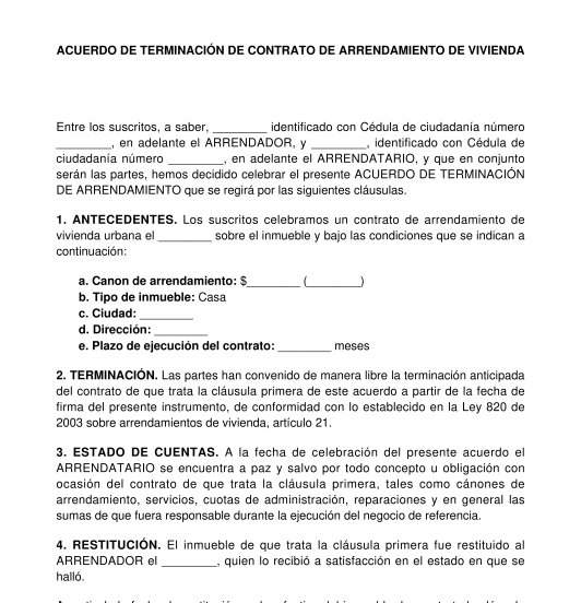 Carta de Terminación de Contrato de Arrendamiento SexiezPicz Web Porn