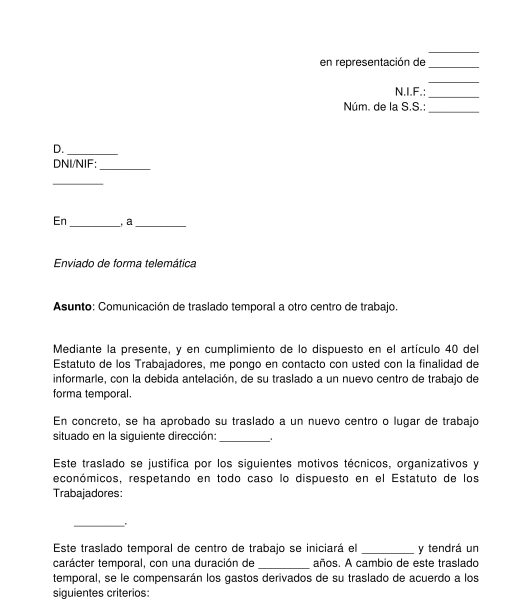 Modelo De Carta De Traslado De Oficina Richard Culpepper Ejemplo De Carta