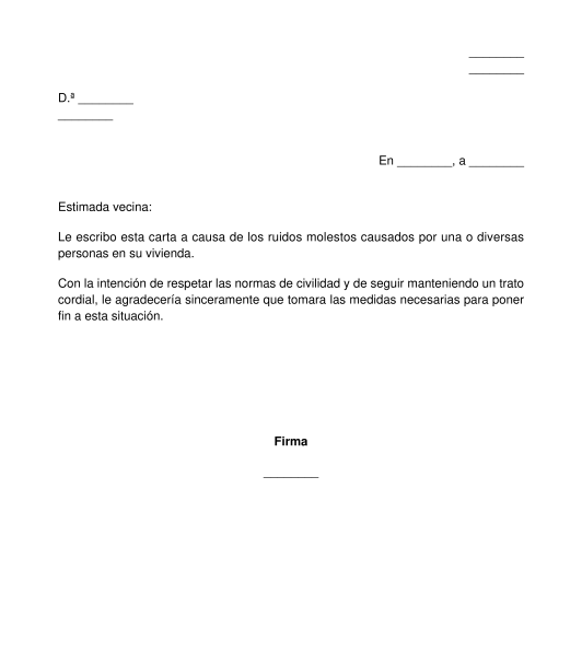 Modelo Carta Para Recoger Firmas Vecinos - 2020 idea e 