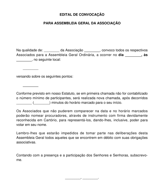 Edital do SNA: convocação de assembleia da Azul Linhas Aéreas