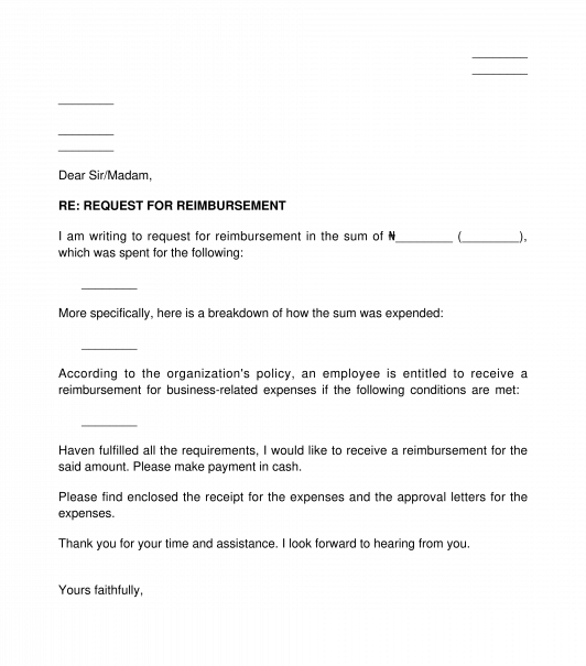 employee-s-reimbursement-request-notice-template