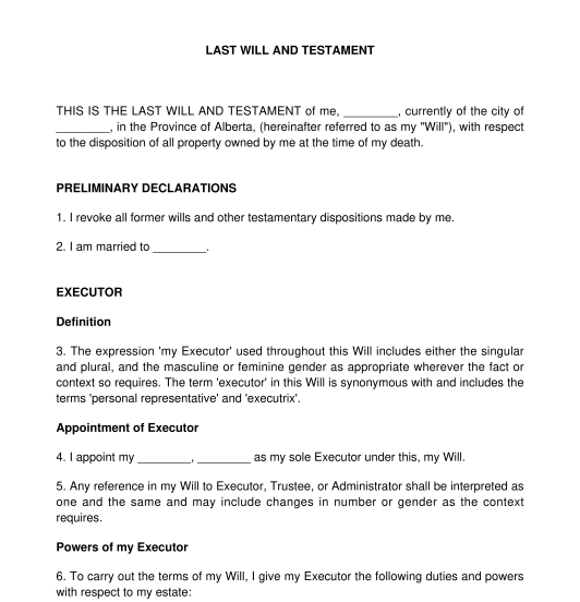 Last Will And Testament Sample Philippines