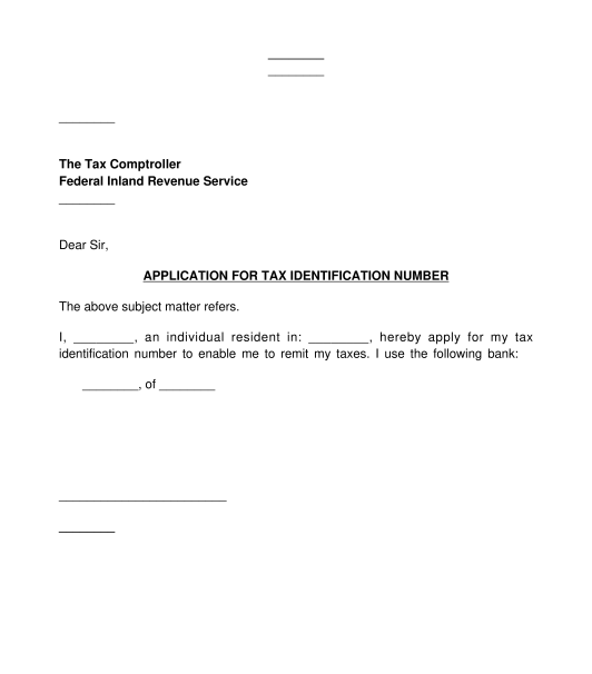 Application For Tax Clearance Certificate Sample : Tax ...