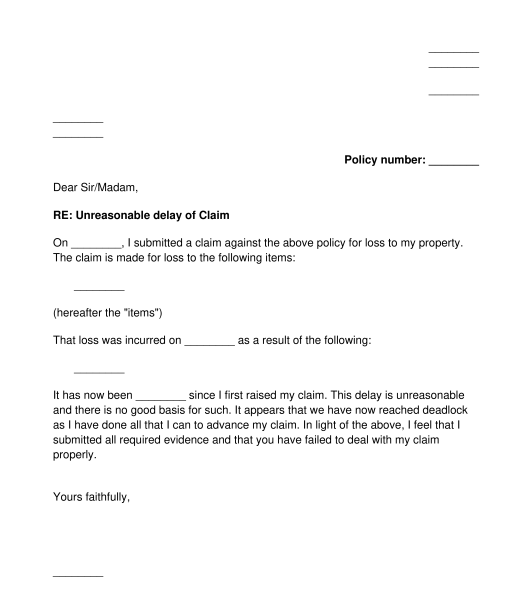 Insurance Claim Denial Letter Sample from www.wonder.legal