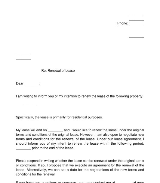 Non Renewal Of Lease Letter To Landlord from www.wonder.legal