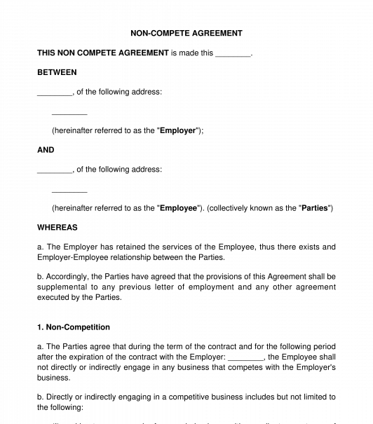 non-compete-clause-template-pdf-template