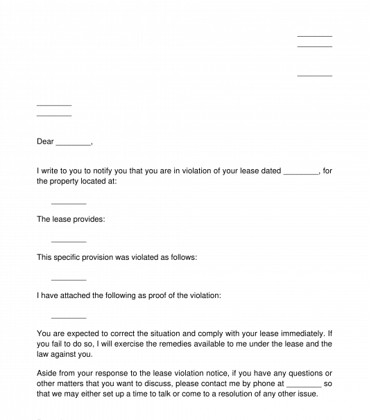 notice-of-lease-violation-sample-template