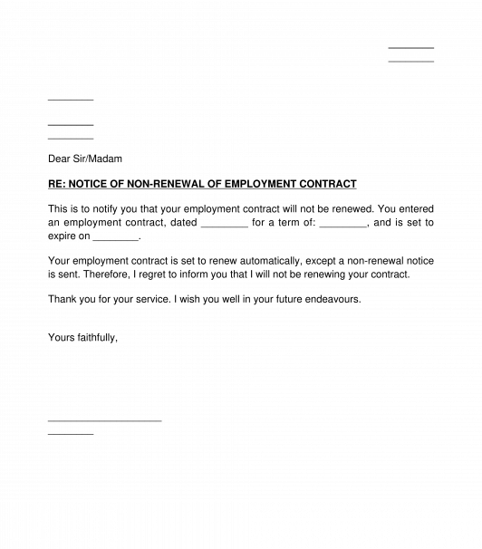 notice-of-non-renewal-of-employment-agreement