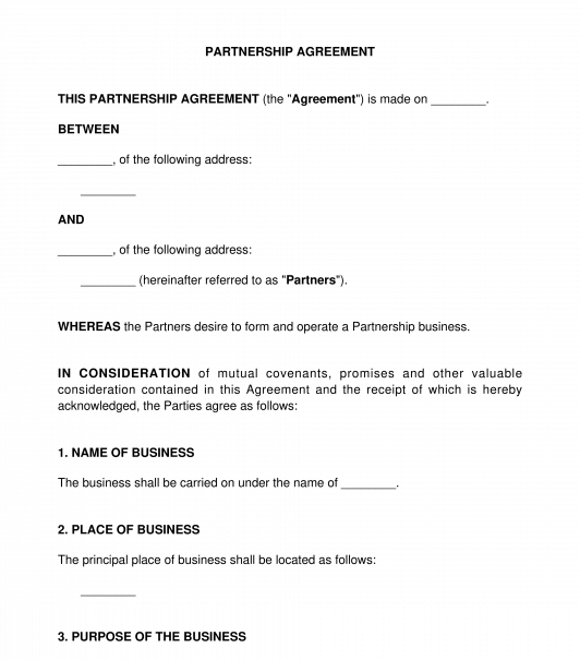 Partnership Agreement
