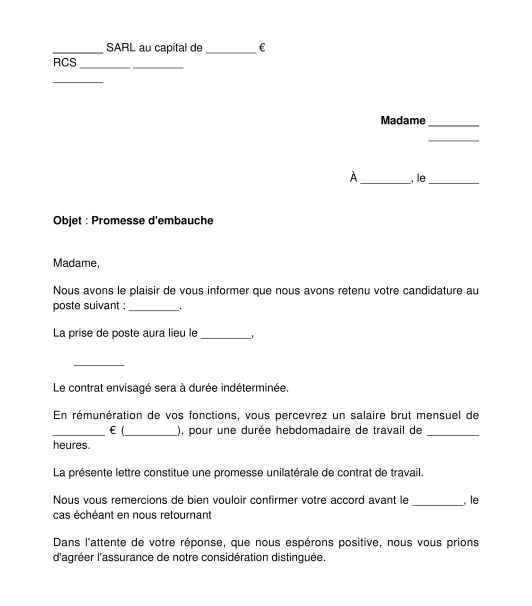 modele de lettre confirmation d acceptation de poste