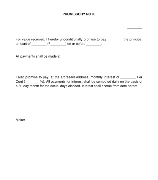 Promissory Note