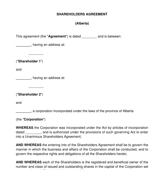 Shareholders Agreement