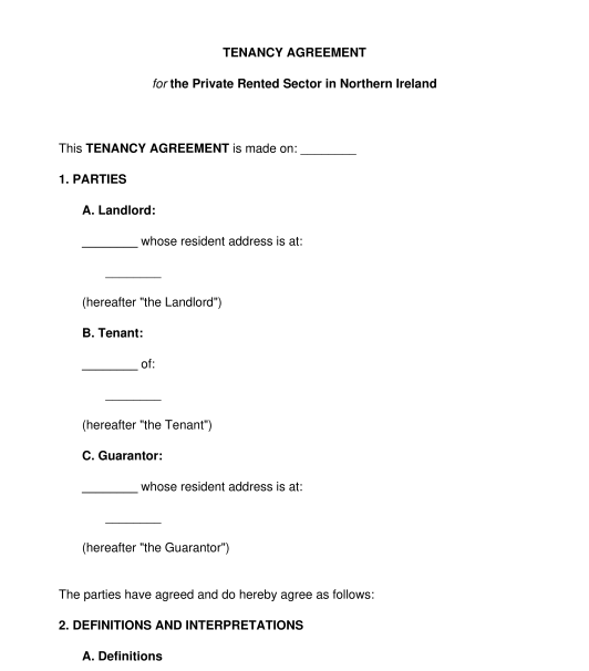 tenancy-agreement-northern-ireland-sample-template