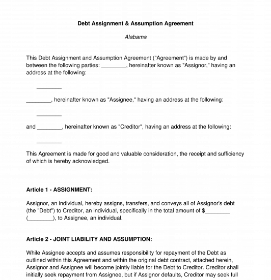 assignment assumption